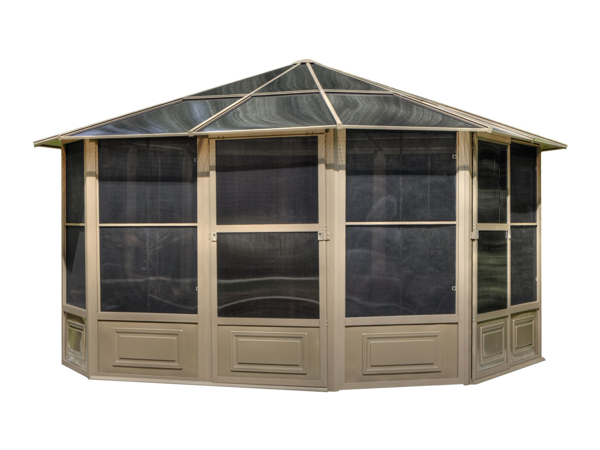 Gazebo Penguin Florence 12 ft. x 12 ft. Solarium (Polycarbonate Roof) 41212