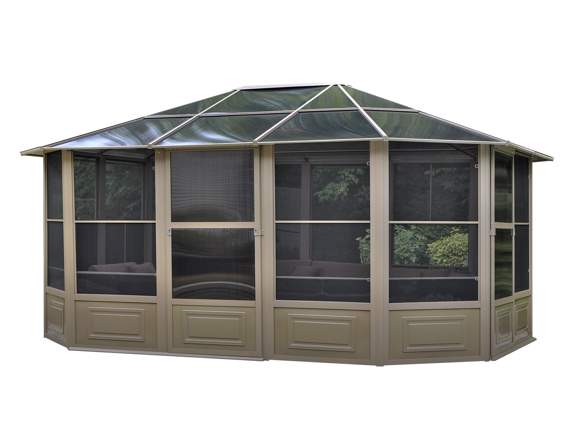 Gazebo Penguin Florence 12 ft. x 15 ft. Solarium (Polycarbonate Roof) 41215