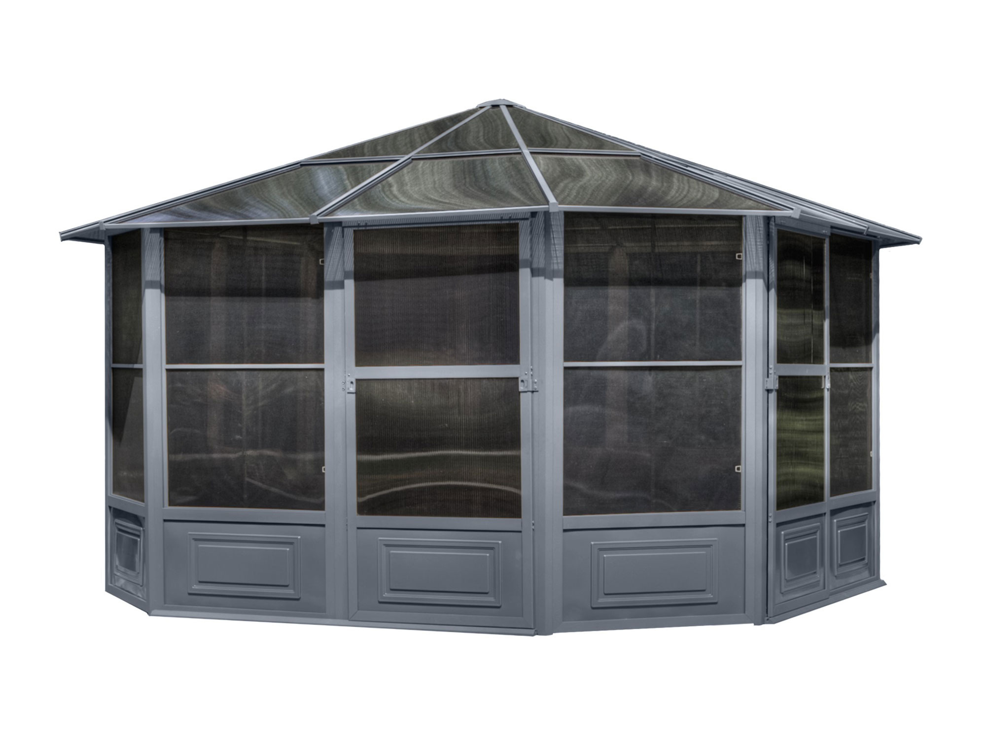 Gazebo Penguin Florence 12 ft. x 12 ft. Solarium (Polycarbonate Roof) 41212