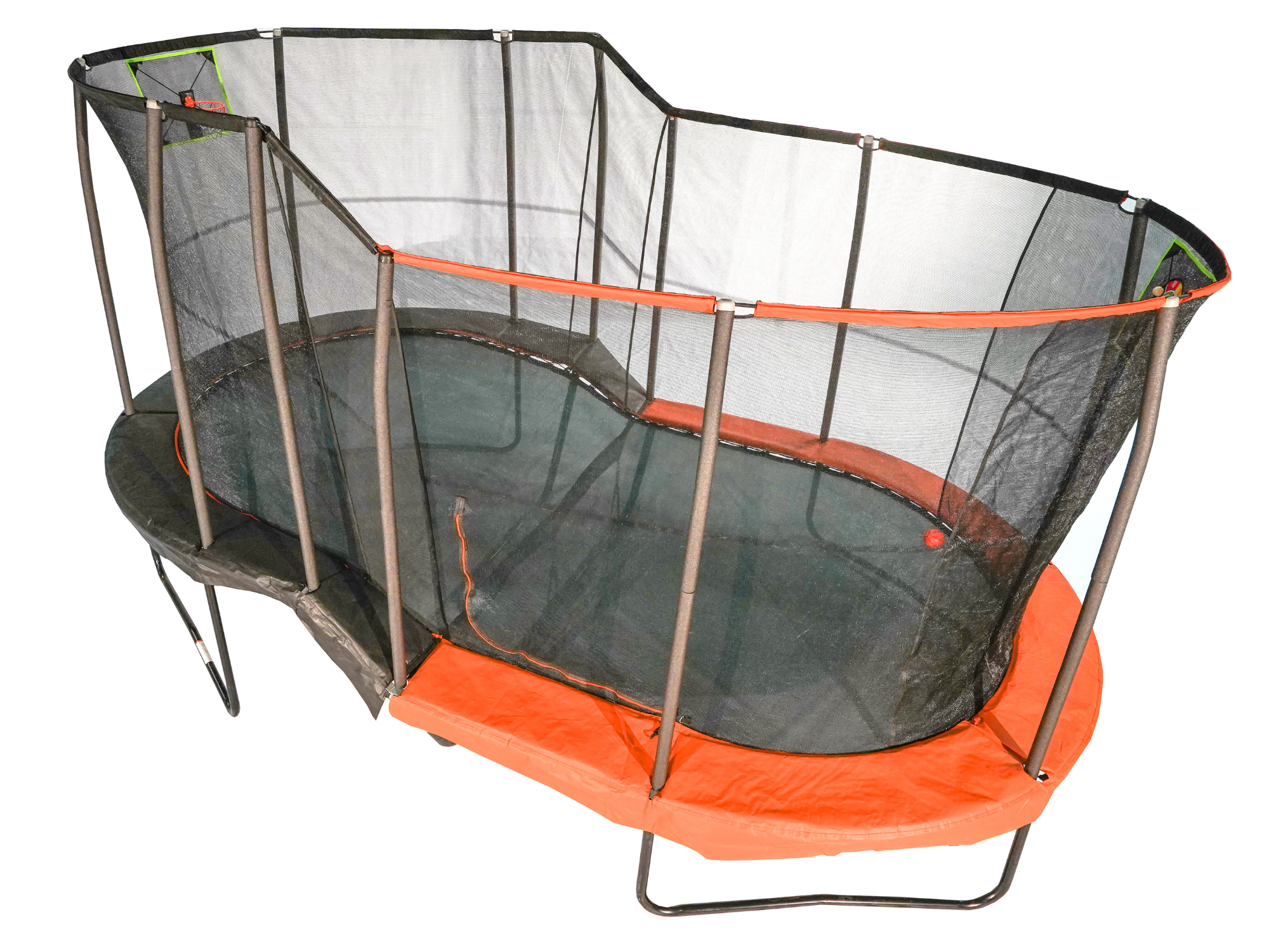 JumpKing Multi-Level 10' x 17' Oval Trampoline JKLCOV1017C4