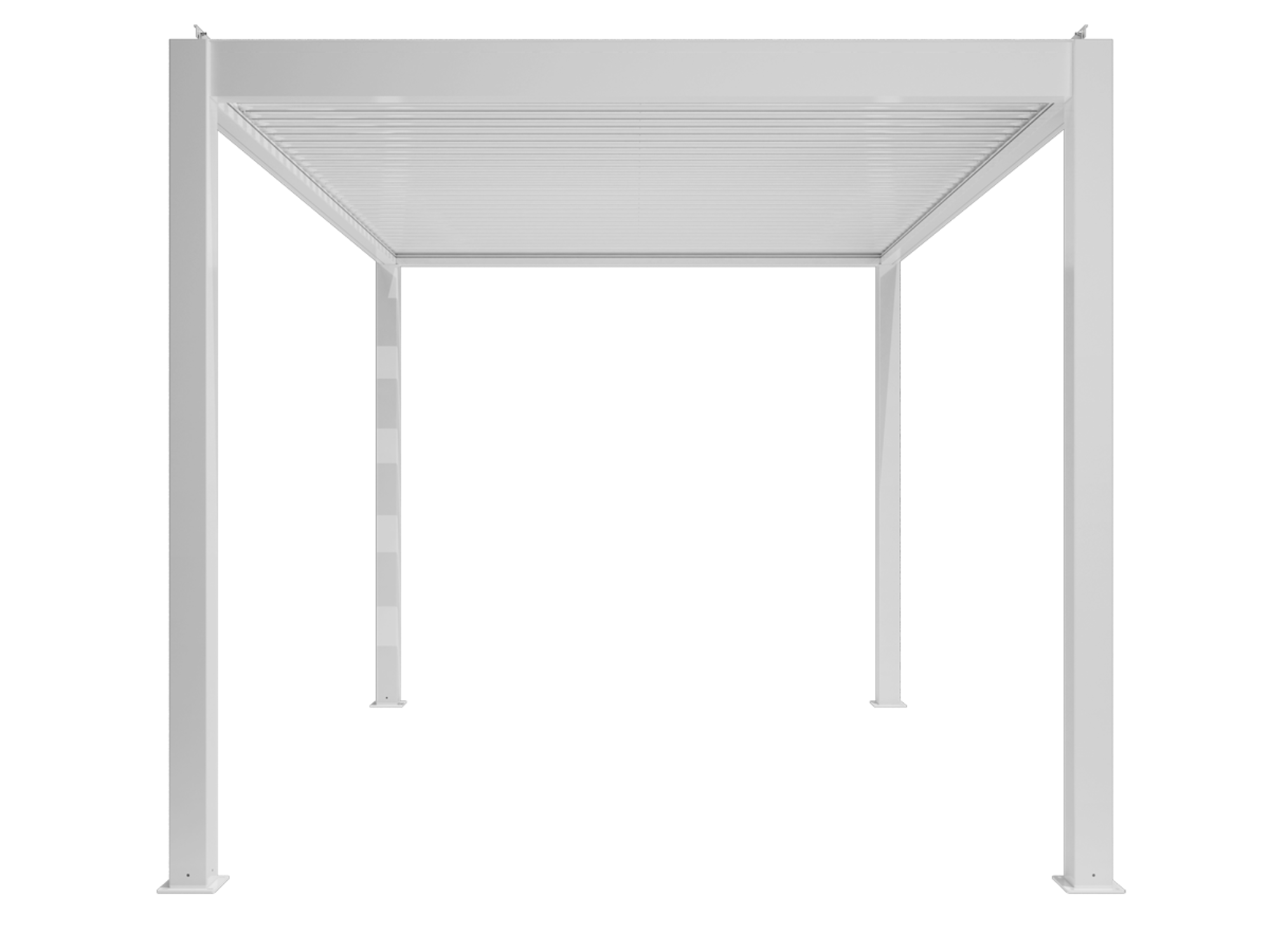 BON Pergola Freestanding Louvered 10 ft. x 10 ft. Villa Pergola VP-3325